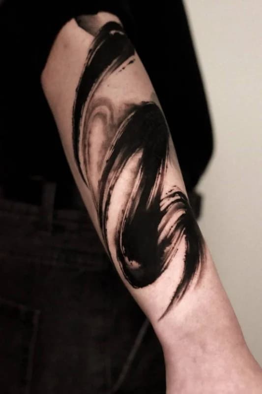 붓터치, 동양화, 오리엔탈