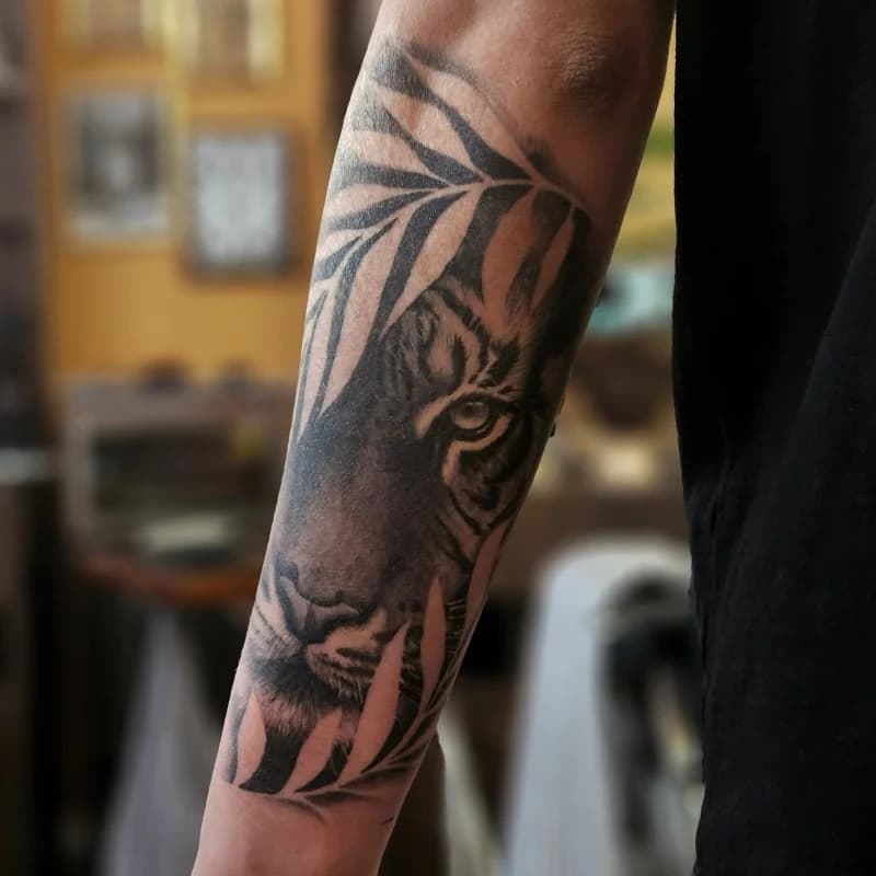 건대타투 의정부타투 호랑이 리얼타투