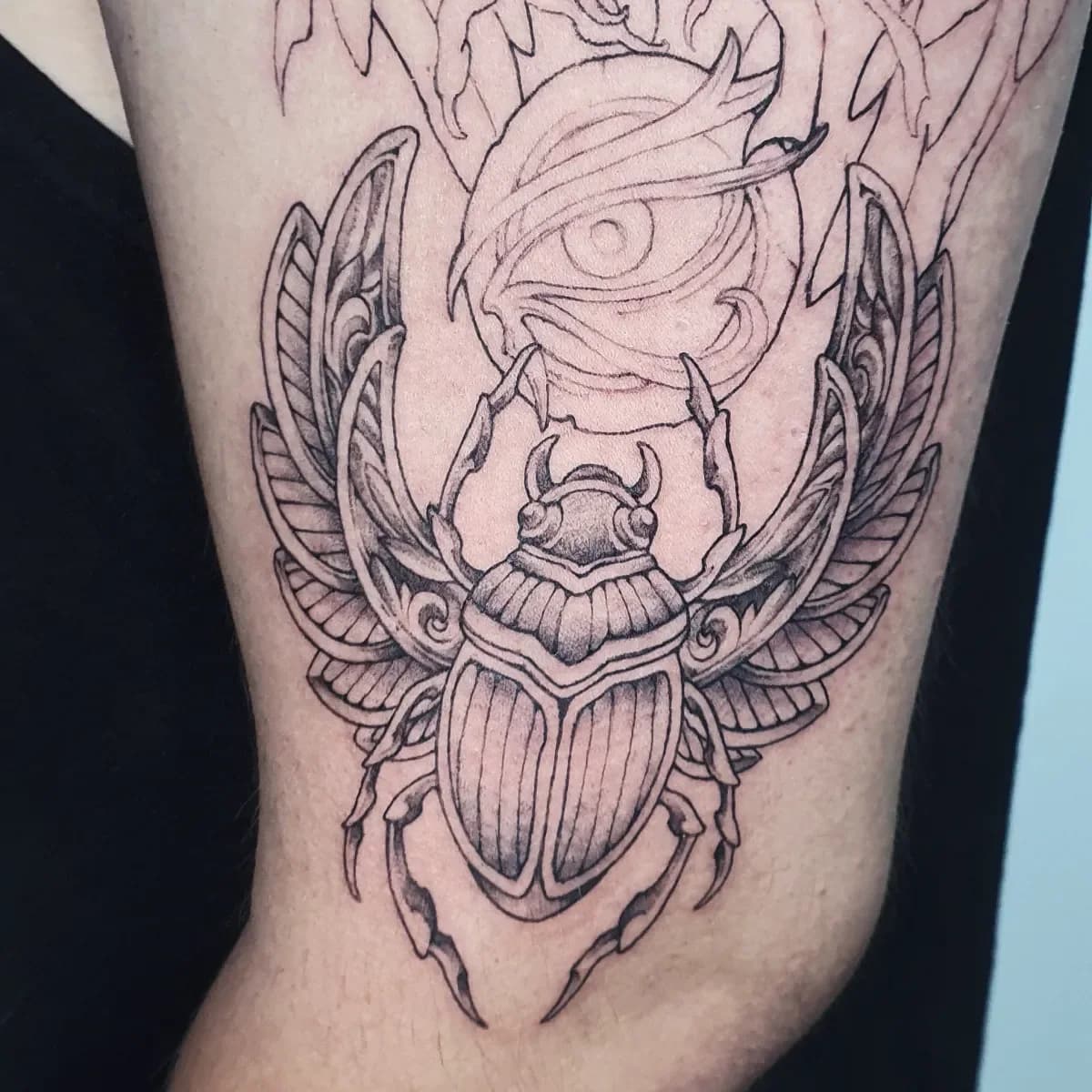 풍뎅이 스캐럽 타투 - 1