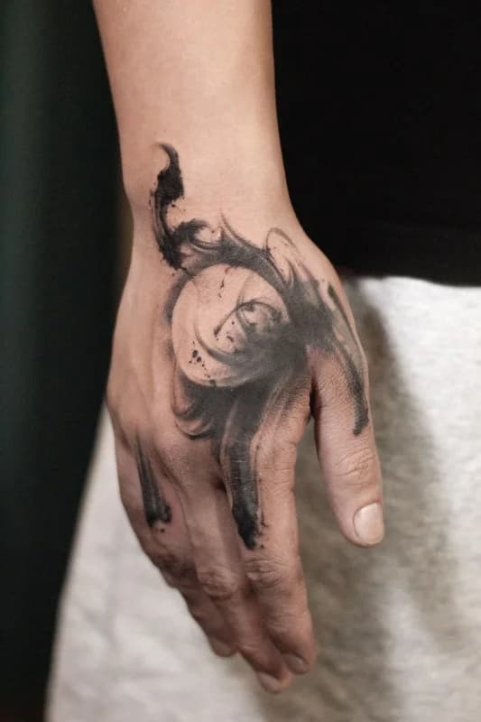 커버업타투, 붓터치타투, 수묵화타투, 손타투, 오리엔탈타투, 추상타투