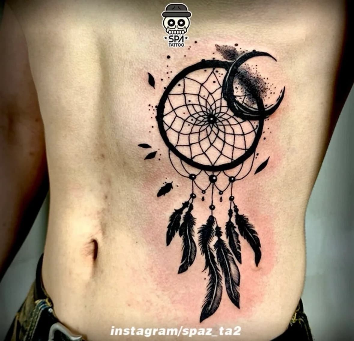 블랙워크 드림캐쳐 타투